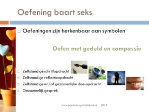 Welke soort oefeningen mag je verwachten in de online training over seks