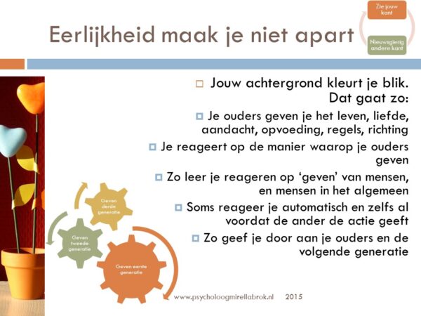 Een slide uit de online training "De ander en ik"