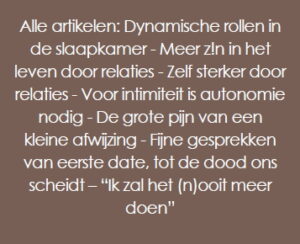 Lees meer over romantische relaties