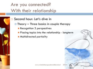 Een slide van de workshop "Are you connected" aan de Universiteit Twente